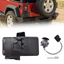 LABLT License Mounting Plate Bracket Holder For 2007-2017 Jeep Wrangler JK Rear
