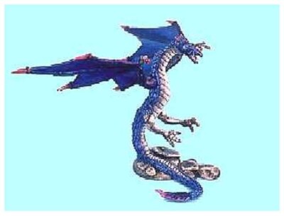 Excalibur Drache kämpfend