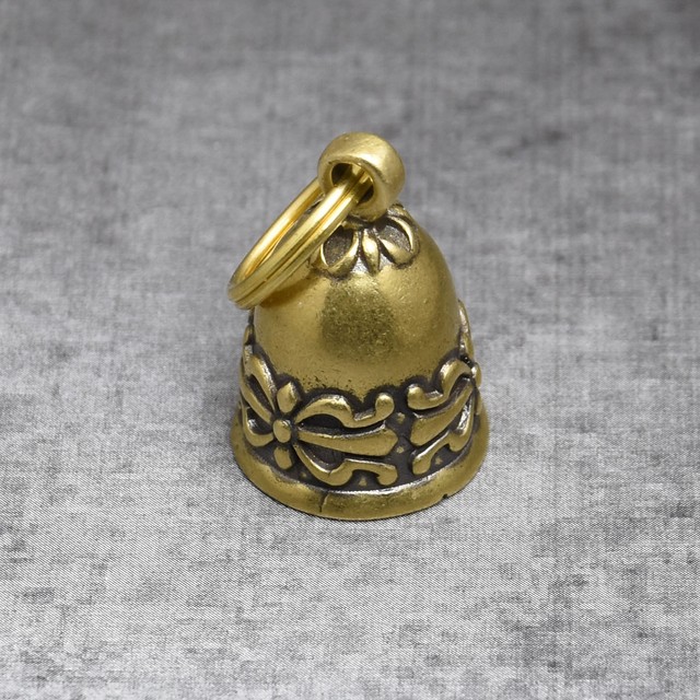 Solid Brass Tinkle Dog Cat Bells Collar Bell Craft Bead with Split Ring