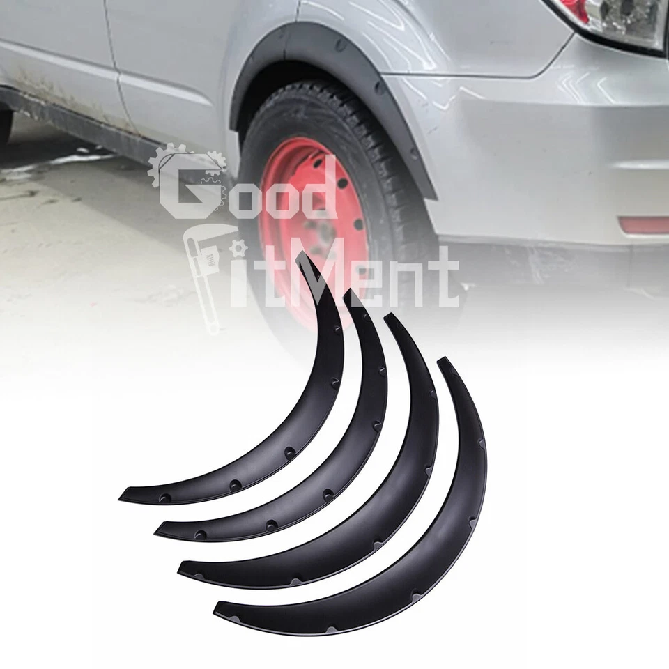 Per Suzuki Samurai Passaruota Auto Allargamento Nero Opaco Parafango Modanature - Immagine 3 di 4