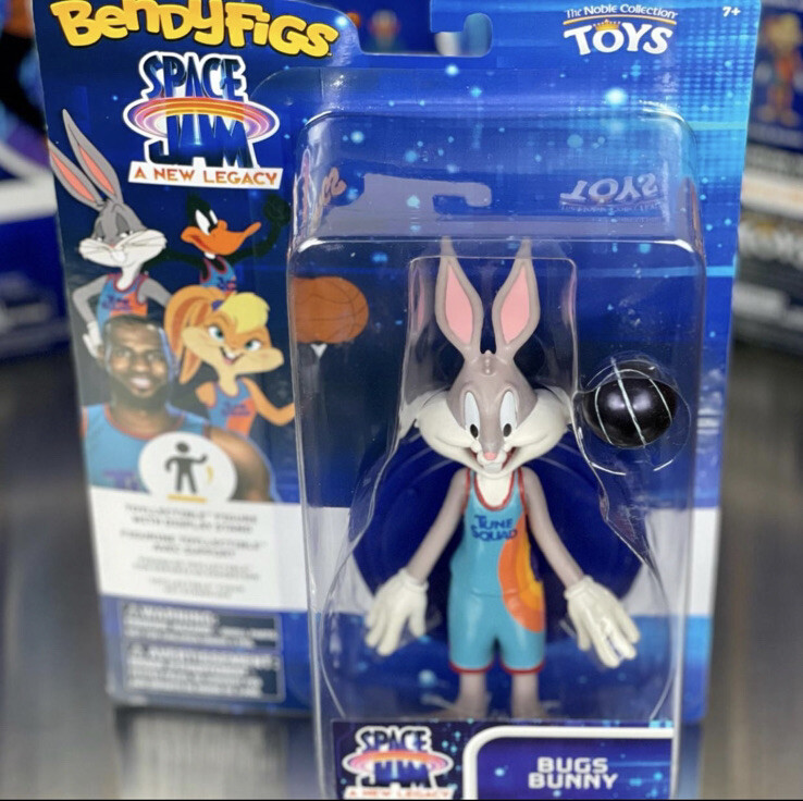 BendyFigs Space Jam A New Legacy Bugs Bunny Collectible