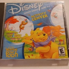DISNEY'S WINNIE THE POOH ACTIVITY CENTER Junior Games Ages 3-6 Windows/Mac 