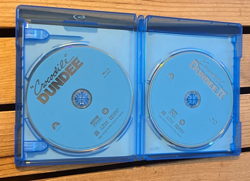 Коллекция фильмов Blu-Ray с крокодилом Данди 1 и 2 - Изображение 2 из 3