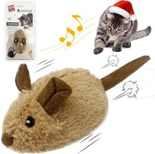 Gigwi Interactive Cat Toy Mouse, Moving Automatic M, Brown Mouse Original 