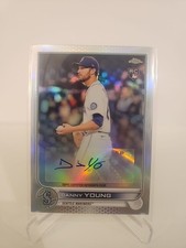 2022 Topps Chrome Update Danny Young Auto RC Rookie #AC-DY Mariners