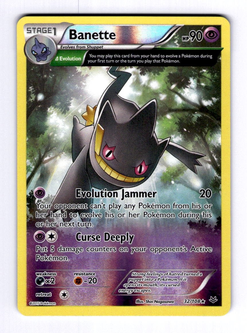 Banette (32 Delta) XY - Roaring Skies #32 (2015) Rare Reverse Holo NM Pokemon