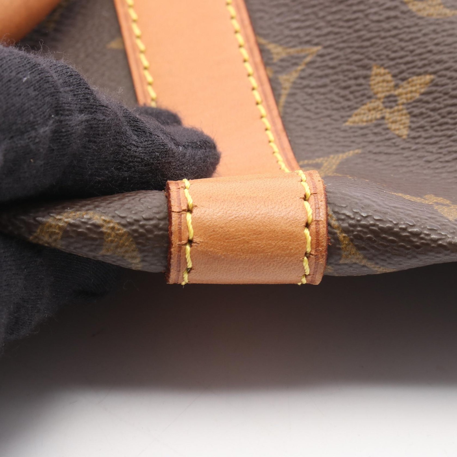 LOUIS VUITTON Keepall 55 travel hand bag M41424 Monogram leather Brown Used LV thumbnail 7