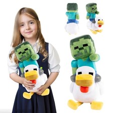 Cute Chicken Jockey Minecraft Plush Toy Jay Pillow Franco Kids Pillow Gifts