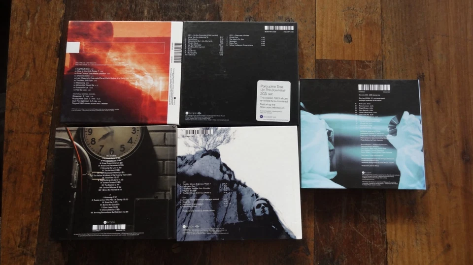 8 CD 3 DVD Porcupine Tree lightbulb stupid dream octane downstair sky sideways - Bild 2 von 4