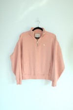 Pink Jack Wills Quarter Zip Sweatshirt - Women's Size 6