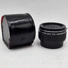 Super Albinar Auto Tele Converter 2X For Pentax with Both Caps and Case