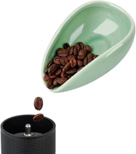 Coffee Beans Dosing Cup - Ceramic Single Dose Measuring Tray for Coffee Cyan