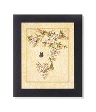 Butterfly Pink Spring Flowers Floral Wall Picture Framed Art Print