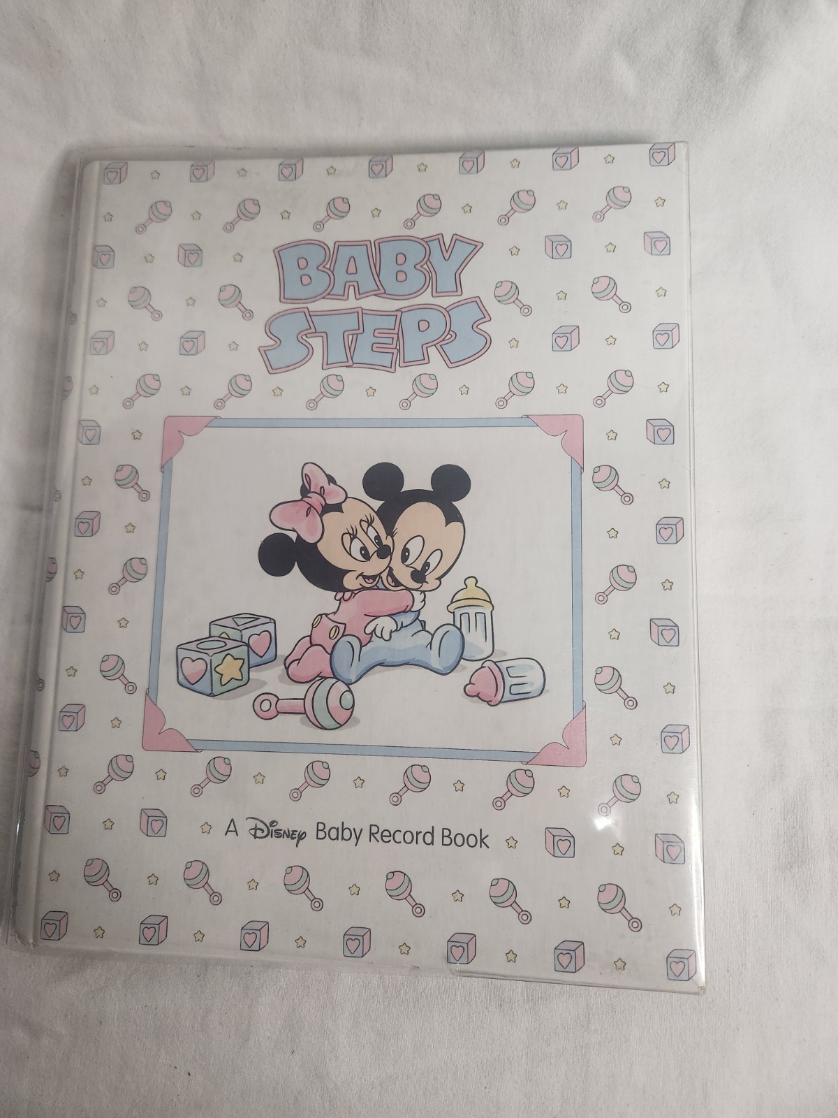 Disney Mickey & Minnie Baby Steps: A Disney Baby Record Keepsake Memory Book NEW