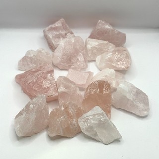 Mixed Bundle Raw Rose Quartz Gemstones/Crystals Reiki Healing #3 J12