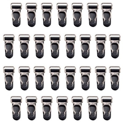 30Pcs 12Mm Garter Belt Straps High Body Shaper Stockings Suspenders Corset Suspe