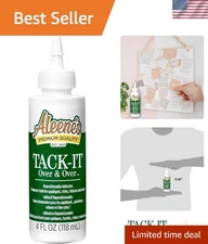 Temporary Bonding Made Easy: 4oz Repositionable Aleene's Glue for All Surfaces