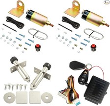Two Door Shaved Door Handle Kit Popper Solenoid Car Truck with Door -100lb