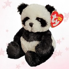    FREE SHIPPING    WONTON    2007 TY Beanie Baby Panda Bear - MWMT'S