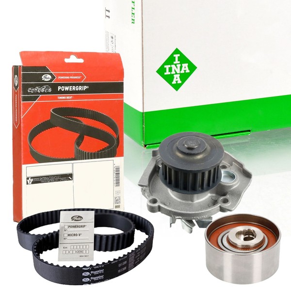 Gates GAT5627XS Zahnriemen + Ina Spannrolle Wapu FüR Doblo Panda Punto Strada-image