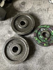 4 X 5kg And 2 X 2.5kg Olympic Weights