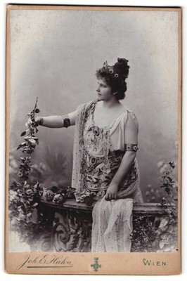 Photography by Joh. E. Hahn, Vienna, Austrian actress Hansi Niese