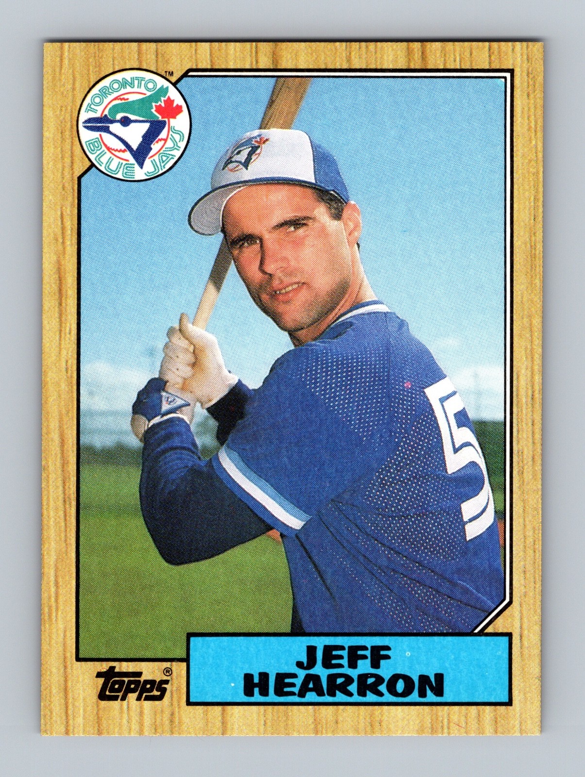 Jeff Hearron Toronto Blue Jays #274 1987 Topps Baseball