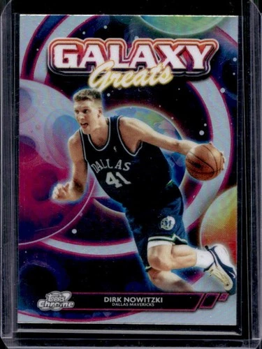 2025 Topps Cosmic Chrome Dirk Nowitzki Refractor (RAW)
