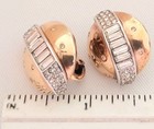 RARE Crown Trifari Celestrial Saturn Clip Earrings By Alfred Philippe Free Ship  — photo 7