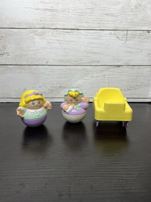 Vintage Playskool Inc. Weeble Wobbles 1987 toys Babies And Carriage