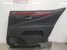 10 LEXUS LS460 DOOR TRIM PANEL BLACK LEATHER ...