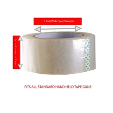 Box Sealing Tape (16 Rolls) 110 Yards 2 Mil 330 ft Clear Shipping Packing Tape