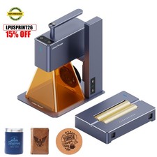 Refurbished LaserPecker LP2 Portable Laser Engraver with Rotary Roller 600mm/s