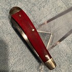 Moore Maker USA 5201U 2 Blade Trapper Red Wood Scales 3 7/8” Closed  Good Snap — photo 8