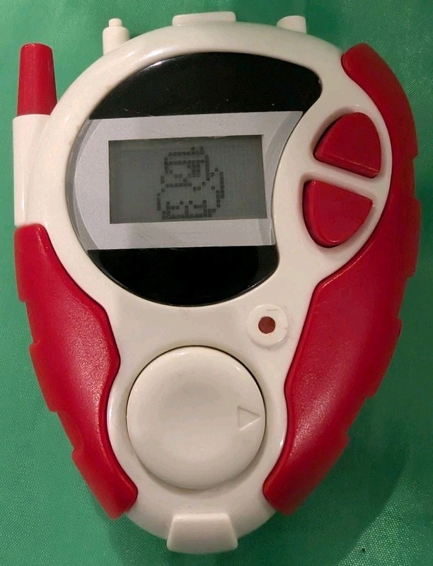 TESTED Bandai Digimon Adventure 02 D-3 Digivice White/Red Version 1 CLEANED