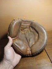 Major League TMC 231 Catchers Mitt Glove Right Hand Throw American Cowhide VTG