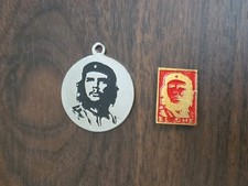 Vintage Che Guevara Enamel Pin Badge Pendant Lot