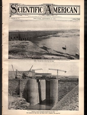 1902 Scientific American September 20 - Damming the Nile; Automatic piano
