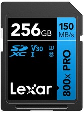 Lexar 256GB 800x PRO SDXC UHS-I 150MB/s