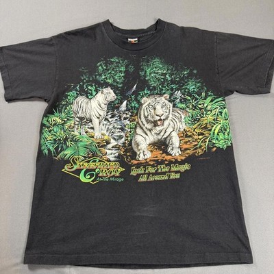 Siegfried Roy at the Mirage w/ Tiger Wrap Around 90s 