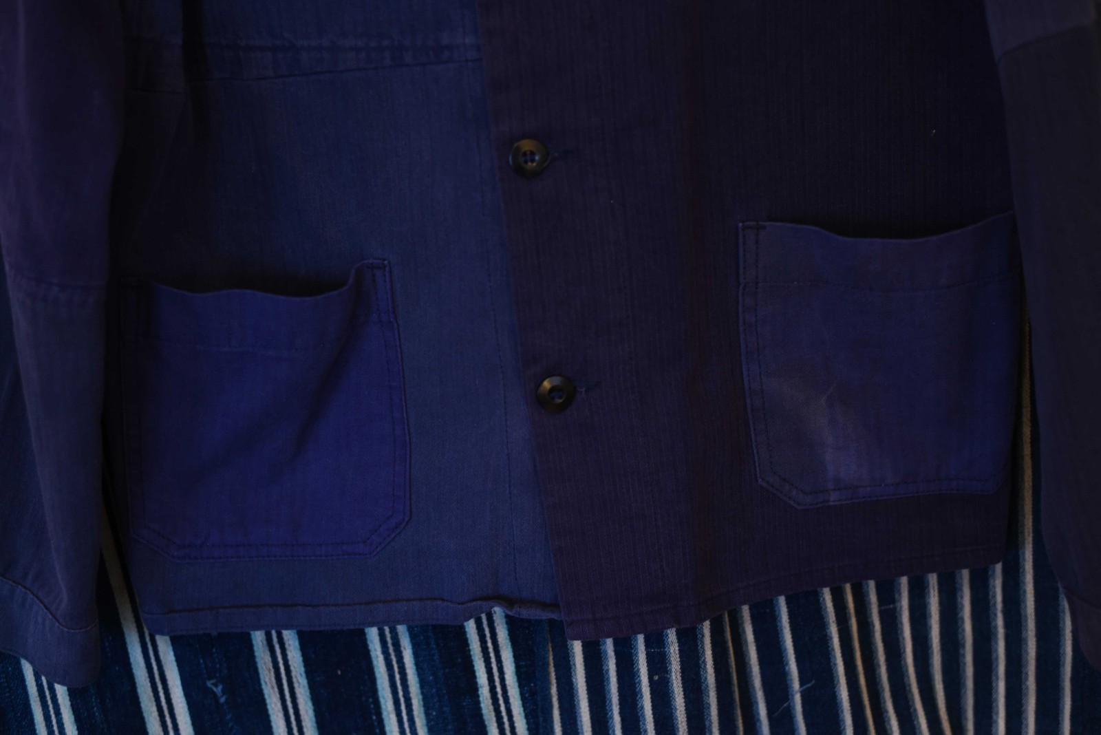 BRUT ARCHIVE Patchwork HBT Chore Jacket REWORK - … - image 4