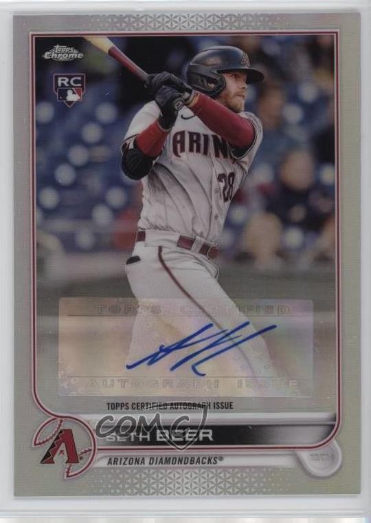 2022 Topps Chrome Update Auto Seth Beer #AC-SBE Rookie Auto RC 0f5t