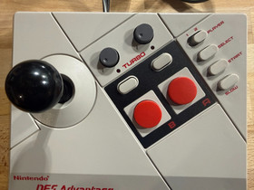 Nintendo NES Advantage Joystick Controller - NES-026 - WORKS no yellowing