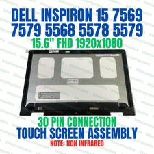 Dell Inspiron 15 5568 15.6" 2-in-1 FHD LCD Display Touch Screen Assembly 2YV20