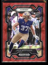 2024 Panini Prizm Draft Picks #131 Jack Westover Red Ice