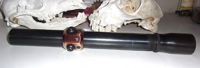 1945 FIRST YEAR Weaver 1'' EXCEPTIONAL K 2.5 rifle scope-POST/X-HAIRS+documents