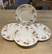 Minton Bone China Ancestral’ Tea Plates x 4