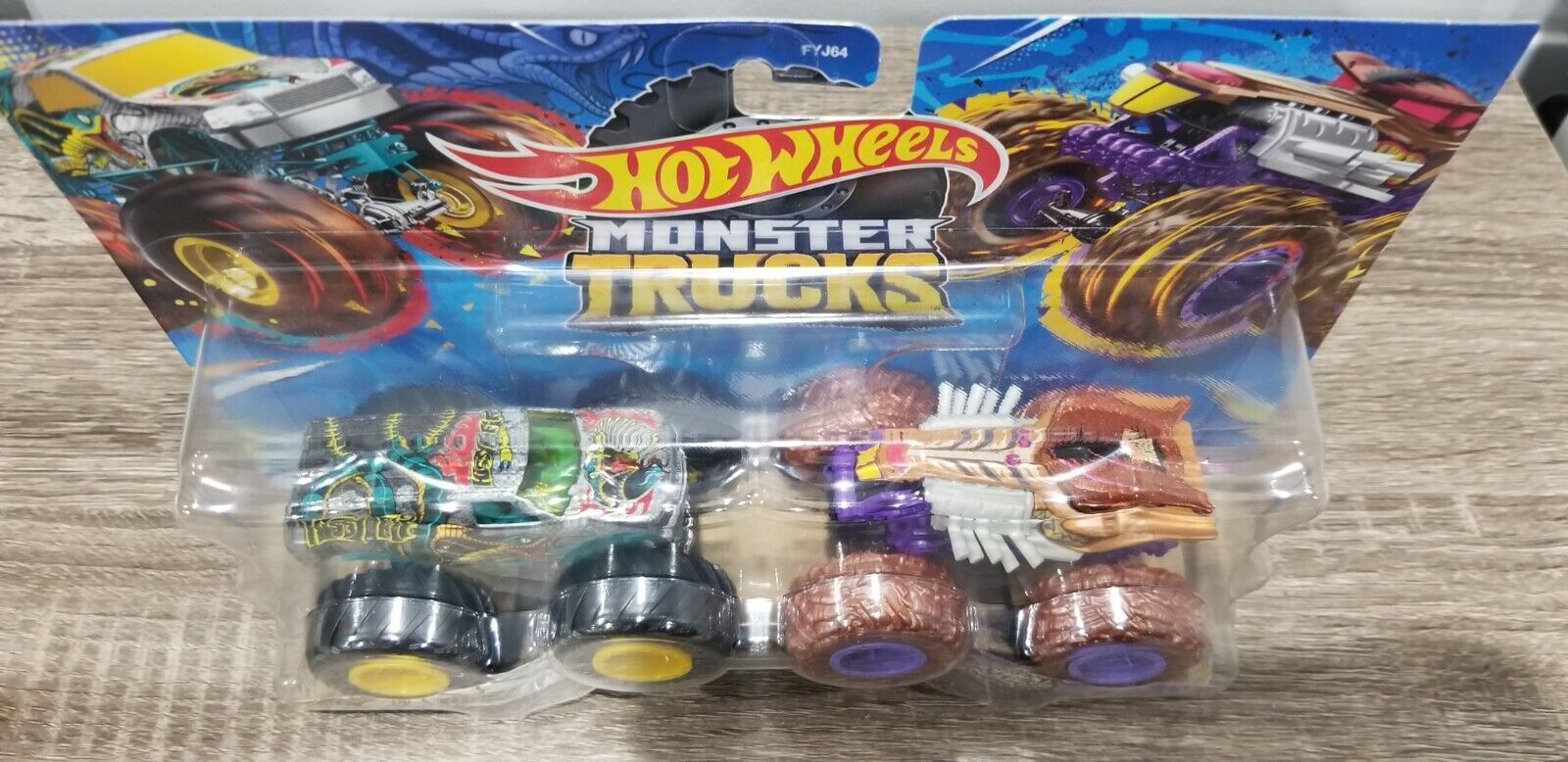 Hot Wheels Monster Trucks Ratical Racer 164 Diecast Car 2-Pack Mattel Toys  - ToyWiz