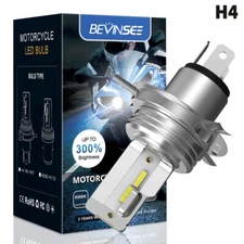 1x H4 HS1 LED Headlight Bulb 6000K For Kawasaki ZX1200 Ninja ZX-12R 2000-2005