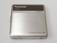 Panasonic SJ-MJ100 Walkman Portable Mini Disc Player Silver Good
